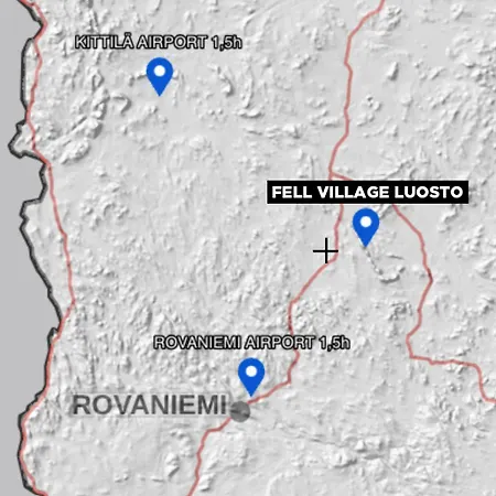 Hébergement de vacances Fell Village 5 With A Mountain View, Fireplace, Sauna, Kitchen Luosto