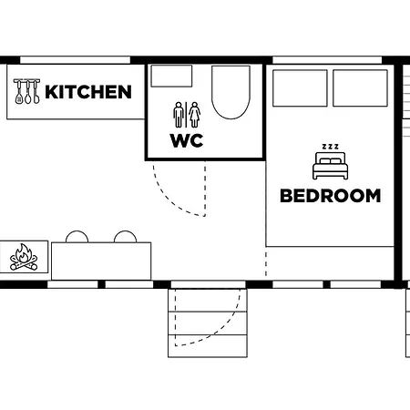 Fell Village 5 With A Mountain View, Fireplace, Sauna, Kitchen Hébergement de vacances