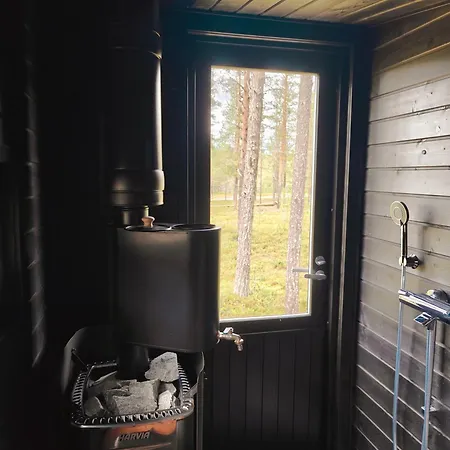 Fell Village 5 With A Mountain View, Fireplace, Sauna, Kitchen Casa de Férias Luosto